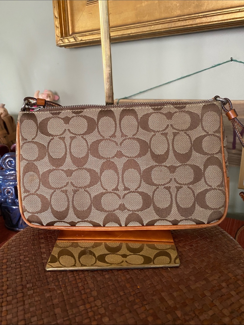 Coach Signature Slim Demi Zip Shoulder Bag - Vintage 2002 - Picture 2 of 15